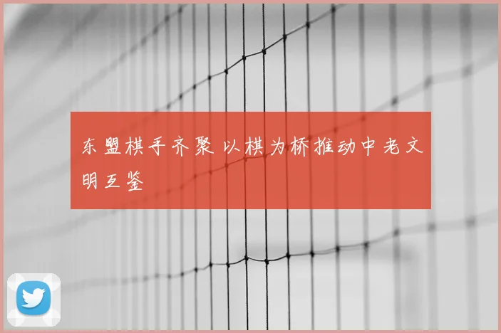 东盟棋手齐聚 以棋为桥推动中老文明互鉴